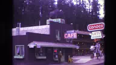 South Dakota USA (1974): Quaint Town Nestled At The Bottom Of Tree Covered