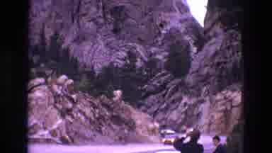 South Dakota USA (1974): Cars Take Winding Roads On Eventful Trip