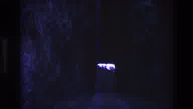 South Dakota USA (1974): Dark Creepy Cave With Purple Light