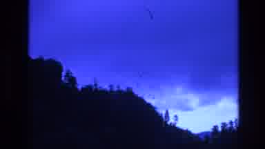 South Dakota USA (1974): Mountains At Dusk