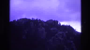 South Dakota USA (1974): Mountains Covered In Trees During Daytime