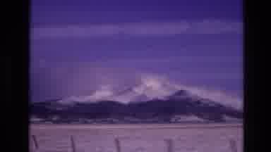 Vail Colorado USA (1974): Winter Landscape View From A Car