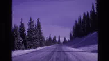 Vail Colorado USA (1974): Driving In Tourist Area Snow Mountain