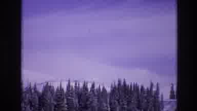 Vail Colorado USA (1974): A Distant View Of The Snowy Mountains