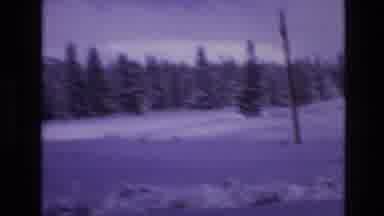 Vail Colorado USA (1974): Snow Skiing Empty Cold