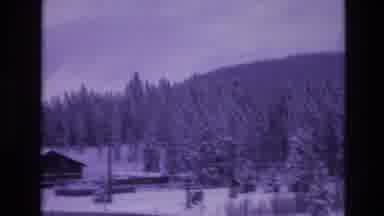 Vail Colorado USA (1974): Footage Filmed From Vehicle On Driving On Snowy Road