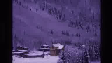 Vail Colorado USA (1974): Snow Covered Cabin In The Woods