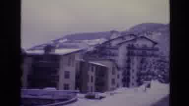 Vail Colorado USA (1974): Building Apartments In A Winter Mountain