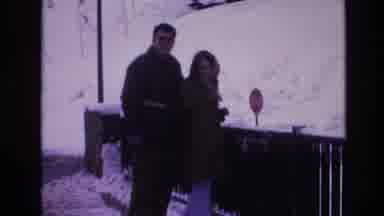 Vail Colorado USA (1974): People Waving At The Camera