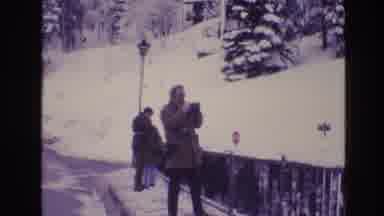 Vail Colorado USA (1974): Visit To The Park During Winter