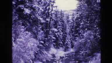 Vail Colorado USA (1974): Relaxing Winter Landscape Including Flowing Stream