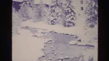Vail Colorado USA (1974): Beautiful Snowy Scene Taken In A Lodge Area With Trees