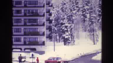 Vail Colorado USA (1974): Car Turn Excellent Driving Winter Session