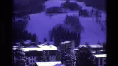 Vail Colorado USA (1974): Driving Into A Small Snowy Ski Town