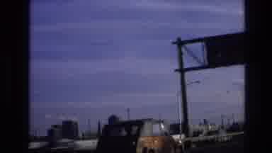Vail Colorado USA (1974): Vehicles Traveling On A Busy Bridge