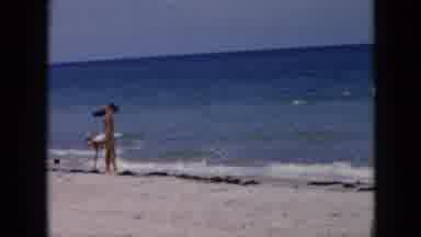 Cuba (1956): People Standing On The Beach