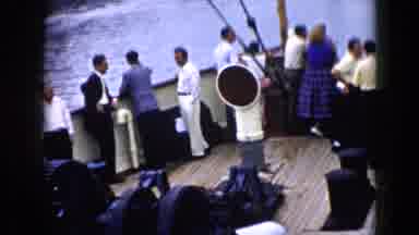 Cuba (1956): Men And Women On A Boat