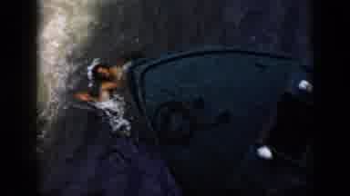 Cuba (1956): Man In Water Being Pushed By The Bow Of A Boat