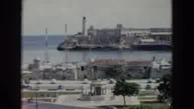 Cuba (1956): Ocean Front With Lighthouse And Buildings