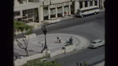 Cuba (1956): City Giant Building Cars Road Windows Turnaround Circular