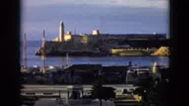 Cuba (1956): Traffic On A Road Near Port And Ocean