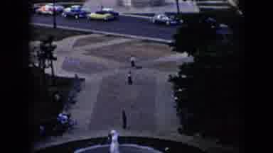 Cuba (1956): Girl Walking Down The Sidewalk