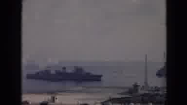 Cuba (1956): Ship Moving Across The Water