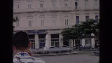 Cuba (1956): A Beautiful View Of A Large White Building In The City Center