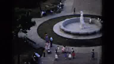 Cuba (1956): Ship Arriving At The Docks And People Walking At The Park