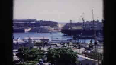 Cuba (1956): Busy Riverfront Boasts Charming Ships And Structures