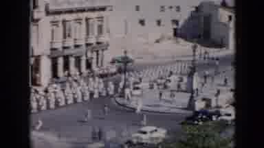 Cuba (1956): Military Parade Against An Ocean Backdrop