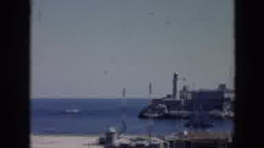 CUBA-1956: Vintage 8mm Footage of Havana Harbor and Morro Castle