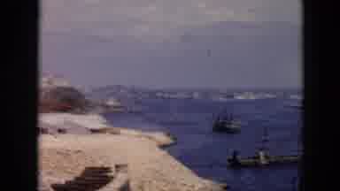 Cuba (1956): Our Nation Flag Fly On Boat In Summer Season When The Beach On Day