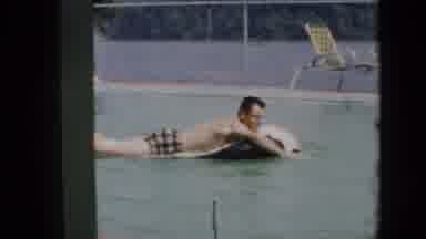 Cuba (1956): Mom's Battle With The Pool Float Dad's No Help