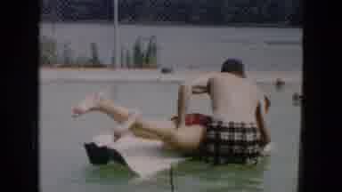 Cuba (1956): Boys In Water One Trying To Teach The Other One How To Swim On A