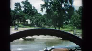 Cuba (1956): Vintage Clip Of A Man On A Boat Floating Down A Body Of Water