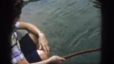 Dayton Ohio USA (1958): We Are Couple Spending The Day Relaxing At The Local Pond