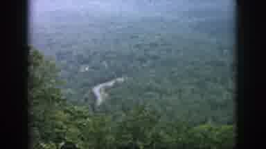 Dayton Ohio USA (1958): Atop A Massive Amount Of Evergreen Trees Within Mountain