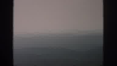 Dayton Ohio USA (1958): View From Low-Flying Aircraft Of Foggy Hills And Mountains