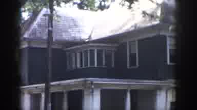 Dayton Ohio USA (1958): Showing The Front Of A House
