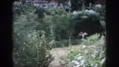 Dayton Ohio USA (1958): Panning Home Video Of Someone's Home And Backyard