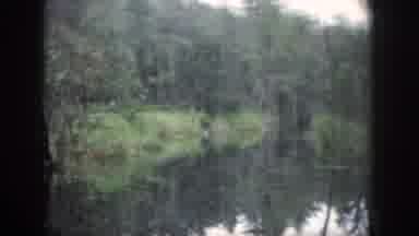 Dayton Ohio USA (1958): Boat Ride In The Woods Down A Stream