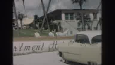 New Orleans Louisiana USA (1958): Car Parked On The Beach