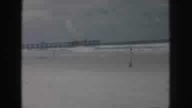 New Orleans Louisiana USA (1958): Car Driving By A Day At The Beach