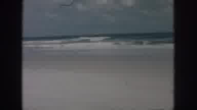 New Orleans Louisiana USA (1958): Women In The Beach Running With Excitement To