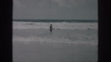 New Orleans Louisiana USA (1958): Person Walking Near Water