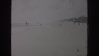 New Orleans Louisiana USA (1958): Black And White Color People Cars Ocean Tiny