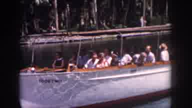 New Orleans Louisiana USA (1958): People Gathering On A Boat