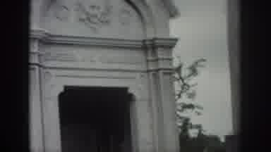 New Orleans Louisiana USA (1958): A Mausoleum In The Middle Of A Cemetery
