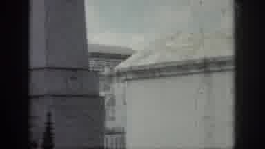New Orleans Louisiana USA (1958): Panning Across Dense Cemetery